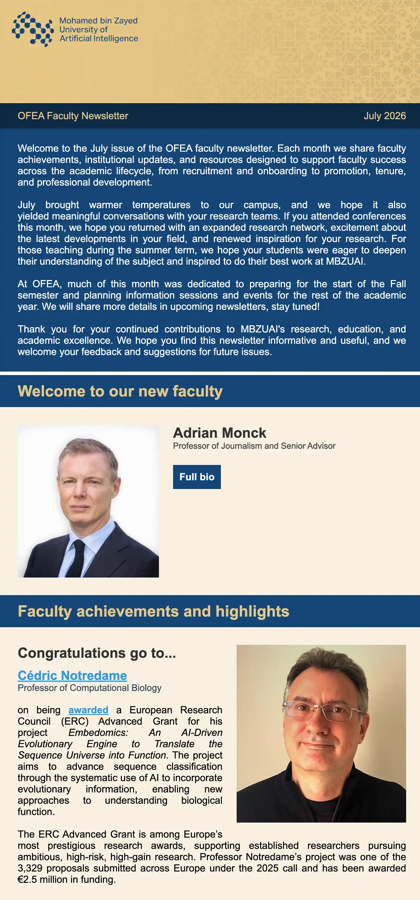 OFEA newsletter, June 2026 — cover preview (opens PDF)